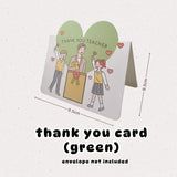 Teacher's Day Gift Card Gift Tag Sticker