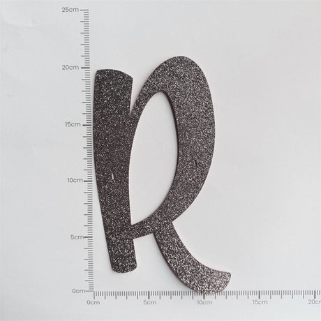 [SG Instock[ Customised Cursive Banner Glitter Black Script Font Custom Banner Happy Birthday Banner