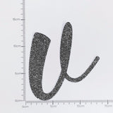 [SG Instock[ Customised Cursive Banner Glitter Black Script Font Custom Banner Happy Birthday Banner