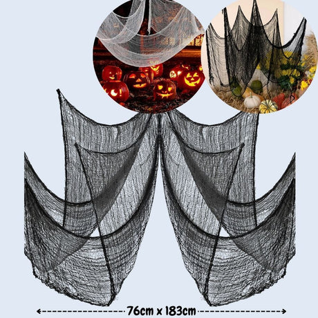 Halloween Spider Webs & Props