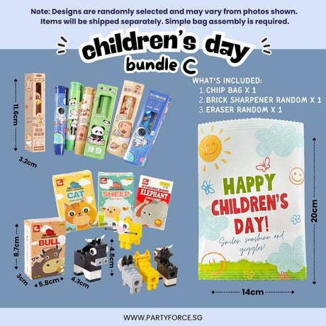Children’s Day Chip Bag Bundle Goodie Bag Gift Fun & Ready-to-Gift Kids Birthday Party Favour
