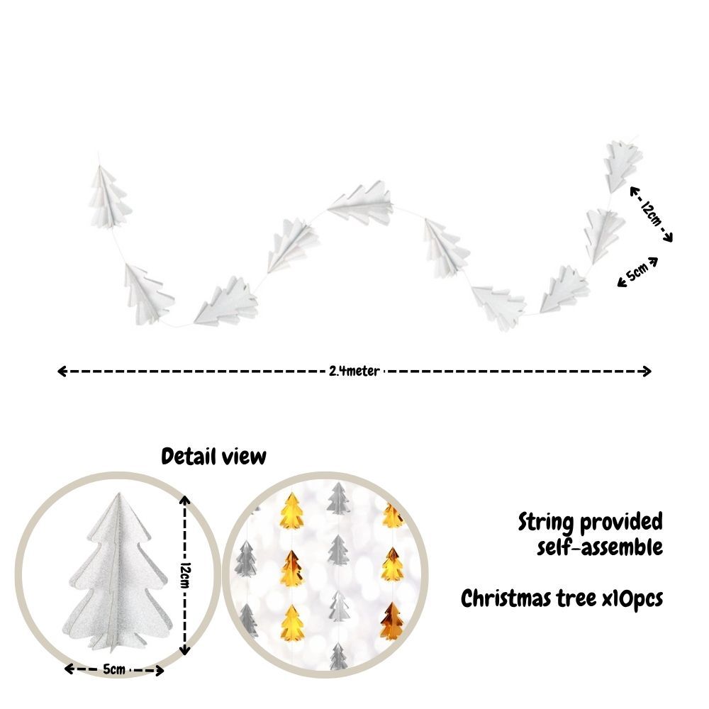 Christmas Banner Garland Decoration Christmas fairy Light