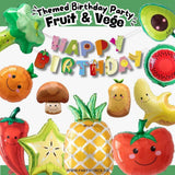 Personalised Fruits and Vegetable Theme Birthday Balloon Party Balloon Banner Decoration