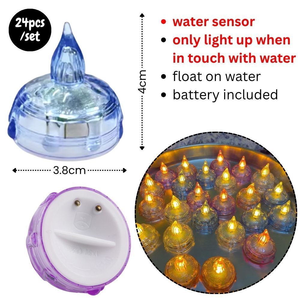 [SG Instock] Happy Deepavali Diwali decoration Gift Banner Floating Candle lights