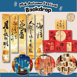 Mid autumn backdrop decoration photo props for events