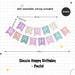 [SG Seller] - Pastel Color Theme Birthday Banner Balloon Candle Party Decoration