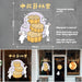 Mid-Autumn Festival electrostatic vinyl decals for Glass Window Stickers Decoration