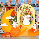 Mid-Autumn Festival Event Decoration Foam Board Display