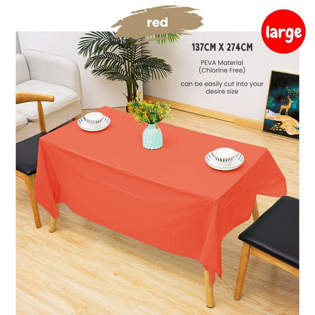 Disposable table cloth Waterproof table cover for birthday party wedding events