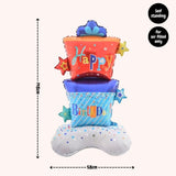 Rainbow Colour Theme Birthday Banner Balloon Candle Party Decoration