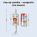 [SG Seller] -  Surprise Pop Up Banner Candle for birthday cake decoration
