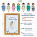 [SG Instock] Happy Nurses Day Flower Gift Banner  Cake Topper Decoration