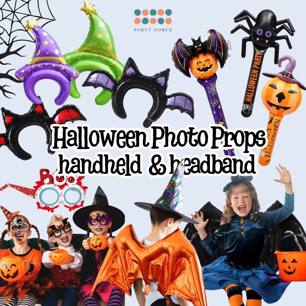 Halloween Dress Up Balloon Headband Handheld Balloon