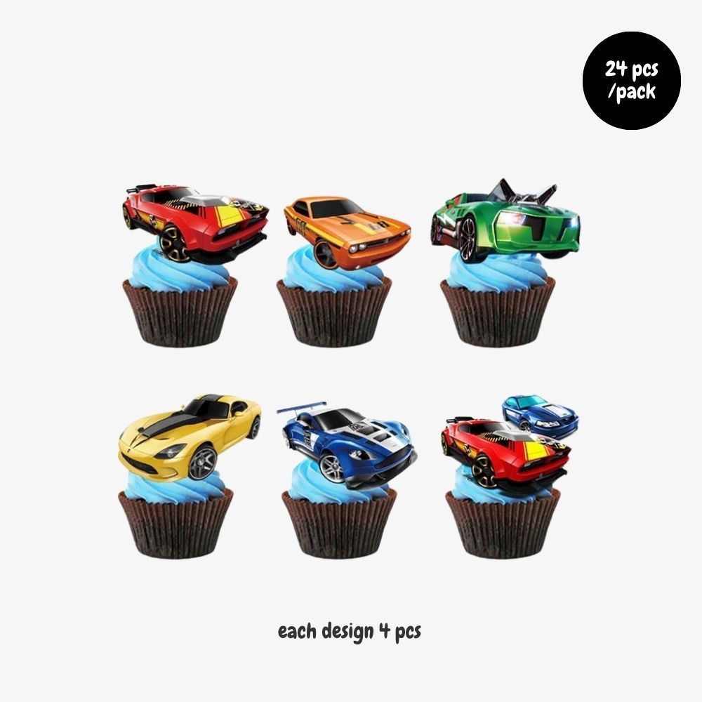 Personalised Hot Wheels Racing Theme Birthday Party Balloon Banner Decoration