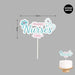 [SG Instock] Happy Nurses Day Flower Gift Banner  Cake Topper Decoration