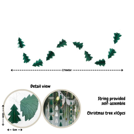 Christmas Banner Garland Decoration Christmas fairy Light