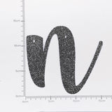 [SG Instock[ Customised Cursive Banner Glitter Black Script Font Custom Banner Happy Birthday Banner