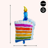 Rainbow Colour Theme Birthday Banner Balloon Candle Party Decoration