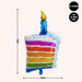 Rainbow Colour Theme Birthday Banner Balloon Candle Party Decoration