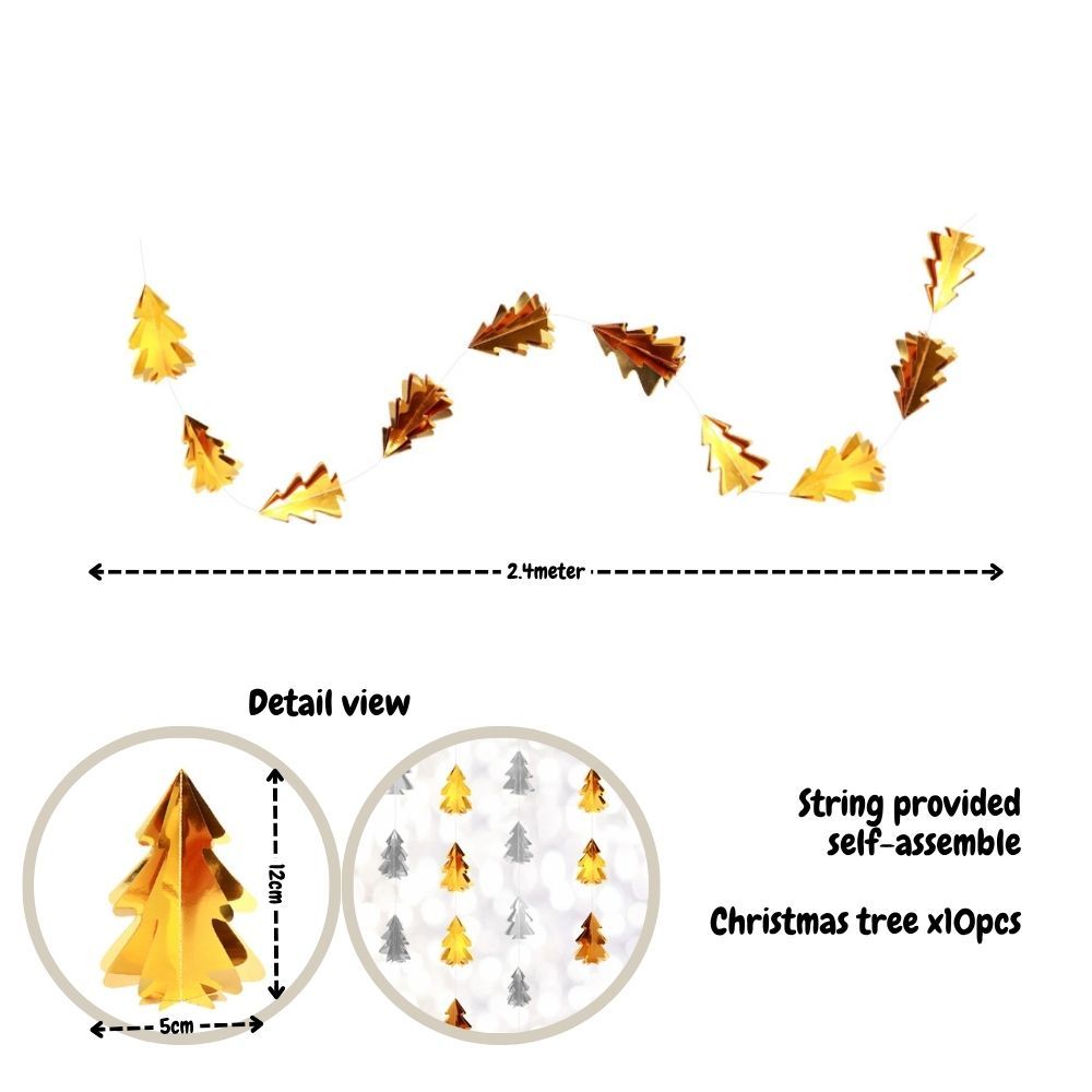 Christmas Banner Garland Decoration Christmas fairy Light