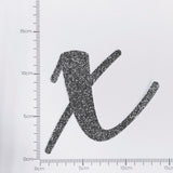 [SG Instock[ Customised Cursive Banner Glitter Black Script Font Custom Banner Happy Birthday Banner
