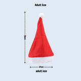 Christmas Hat Xmas Santa Hat for Unisex Adults Child Pets for Christmas Party Accessories