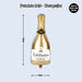 Large Size Champagne Whisky bear foil balloon for birthday party decoration