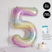 Rainbow Colour Theme Birthday Banner Balloon Candle Party Decoration