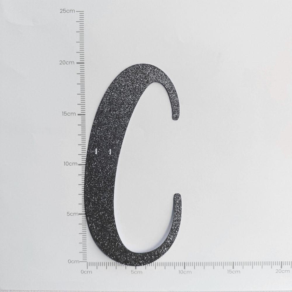 [SG Instock[ Customised Cursive Banner Glitter Black Script Font Custom Banner Happy Birthday Banner