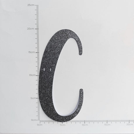 [SG Instock[ Customised Cursive Banner Glitter Black Script Font Custom Banner Happy Birthday Banner