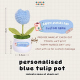 [SG Instock] Happy Nurses Day Flower Gift Banner  Cake Topper Decoration