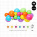 Rainbow Colour Theme Birthday Banner Balloon Candle Party Decoration