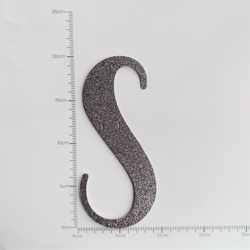 [SG Instock[ Customised Cursive Banner Glitter Black Script Font Custom Banner Happy Birthday Banner