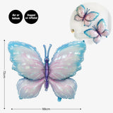 Personalised Butterfly Theme Birthday Party Balloon Banner Decoration