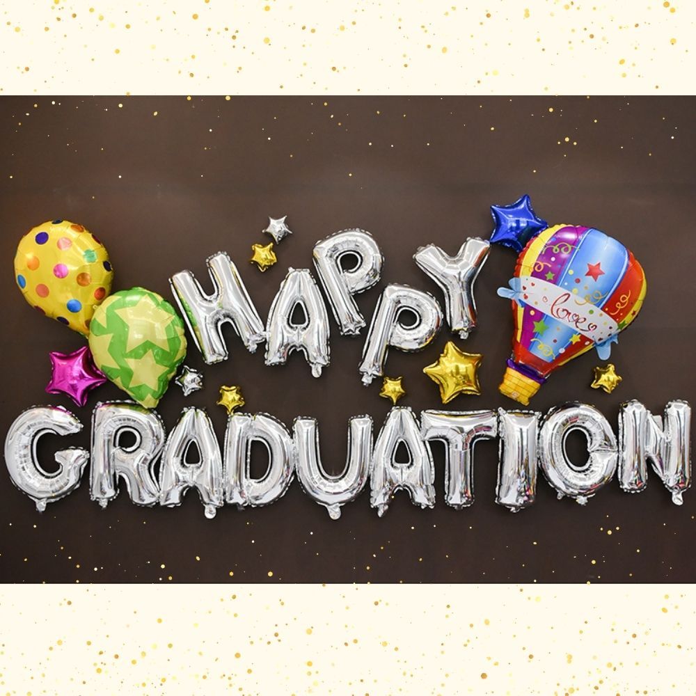 [SG Instock] Graduation Balloon Happy Graduation Banner Congratulations Banner Graduation Bouquet