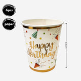 Rainbow Colour Theme Birthday Banner Balloon Candle Party Decoration