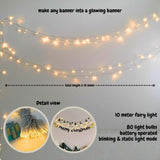 Christmas Banner Garland Decoration Christmas fairy Light