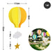 Rainbow Colour Theme Birthday Banner Balloon Candle Party Decoration