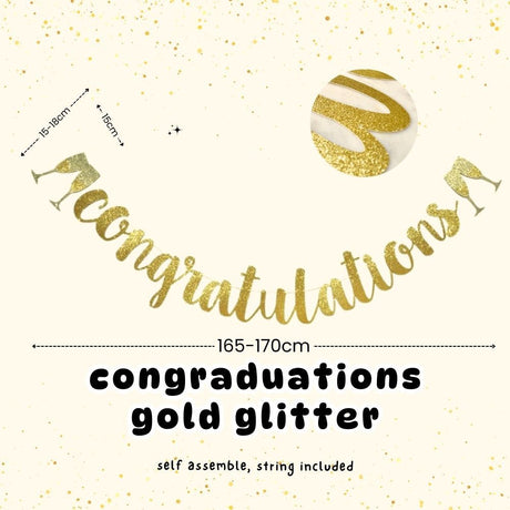 [SG Instock] Graduation Balloon Happy Graduation Banner Congratulations Banner Graduation Bouquet