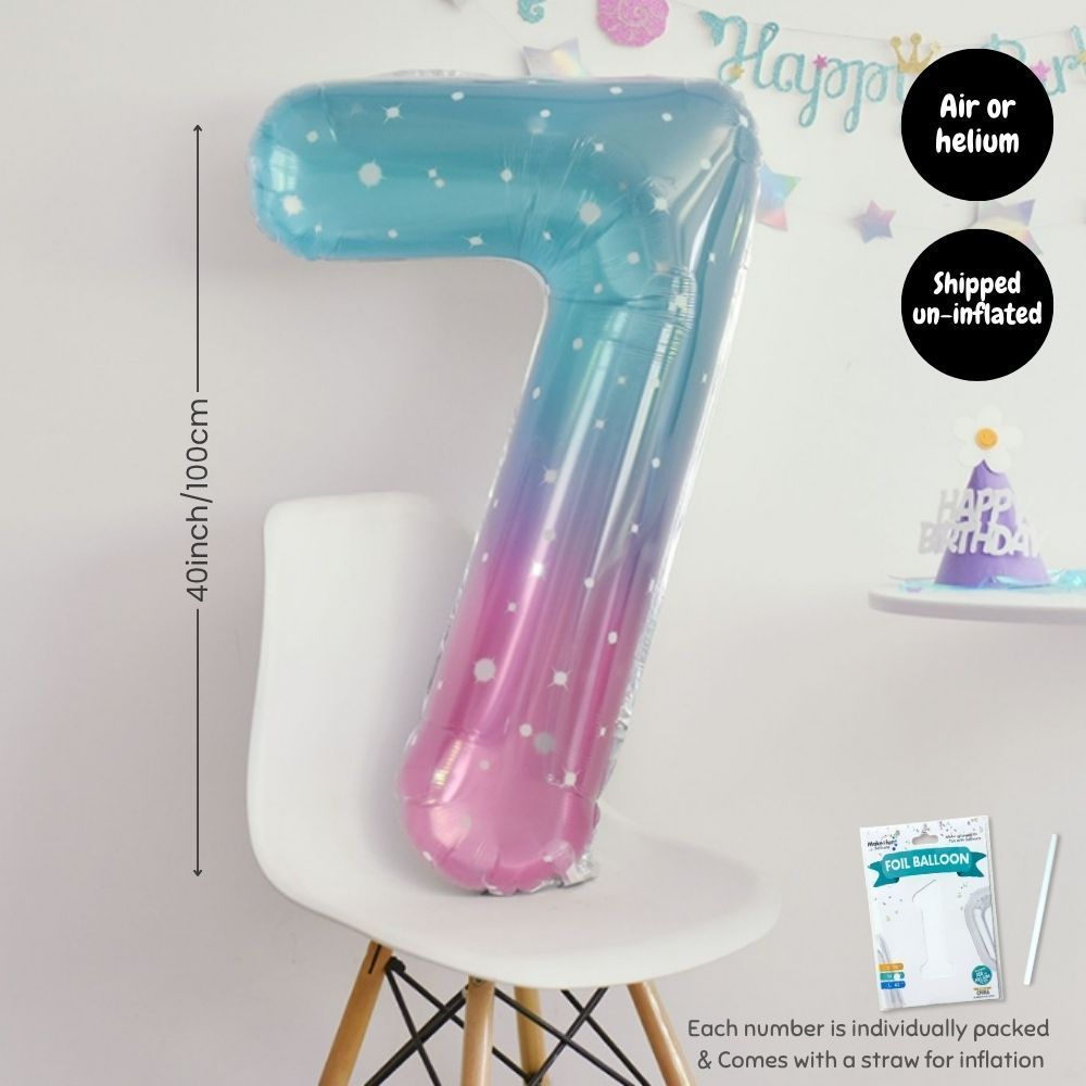 Rainbow Colour Theme Birthday Banner Balloon Candle Party Decoration