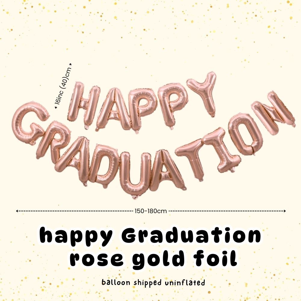 [SG Instock] Graduation Balloon Happy Graduation Banner Congratulations Banner Graduation Bouquet