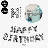 Personalised Hot Wheels Racing Theme Birthday Party Balloon Banner Decoration