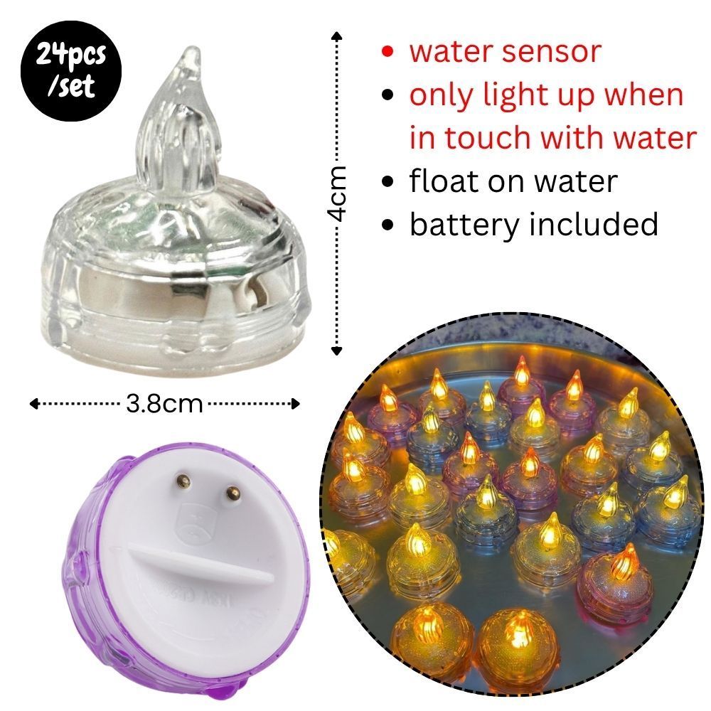[SG Instock] Happy Deepavali Diwali decoration Gift Banner Floating Candle lights