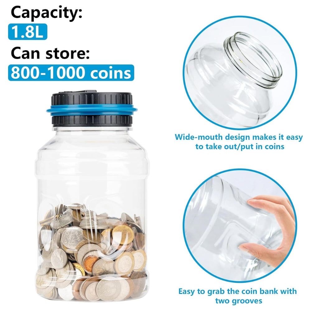 [SG Seller] - Personalised Piggy Bank with Digital Counter And LCD Display Kids Birthday Gift