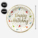 Rainbow Colour Theme Birthday Banner Balloon Candle Party Decoration