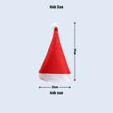 Christmas Hat Xmas Santa Hat for Unisex Adults Child Pets for Christmas Party Accessories