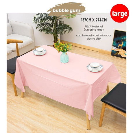Disposable table cloth Waterproof table cover for birthday party wedding events