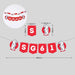 SG61 Decoration Singapore National day Go Beyond Decoration Banner Cheering Balloon Cake Topper