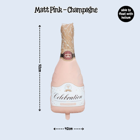Large Size Champagne Whisky bear foil balloon for birthday party decoration