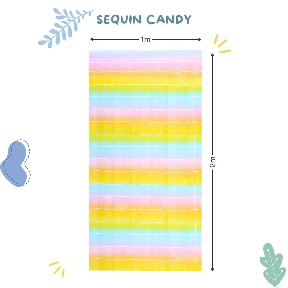 [SG Seller] - Pastel Color Theme Birthday Banner Balloon Candle Party Decoration